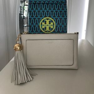 Tory Burch Leather Tassel Cross-body